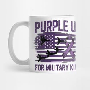 Purple Up for Military Kids – Support Military Children - Month of the Military Child Mug